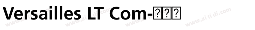 Versailles LT Com字体转换 Versailles LT Com字体转换